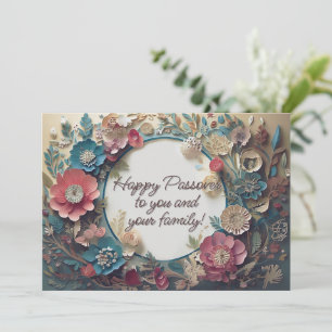 Dusty Spring Passover Rustic Elegant Invitation