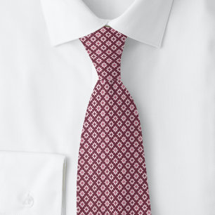 Dusty Wine Tiny Starburst Tie