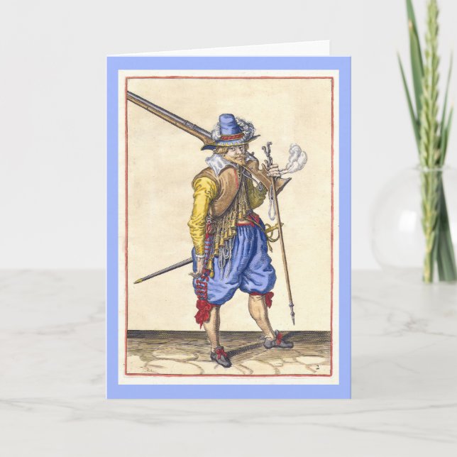 Dutch 17th Century Soldier - Greeting Card (Front)