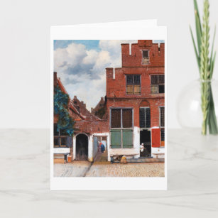 Dutch Alley, Johannes Vermeer Card
