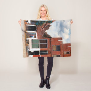 Dutch Alley, Johannes Vermeer Fleece Blanket