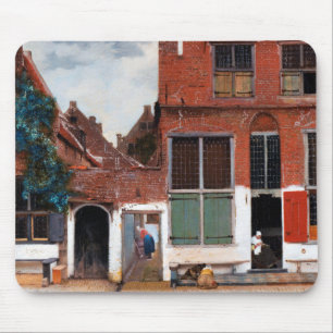 Dutch Alley, Johannes Vermeer Mouse Mat