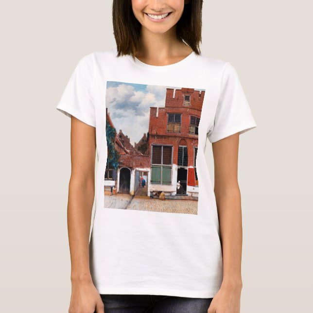 Dutch Alley, Johannes Vermeer T-Shirt (Front)