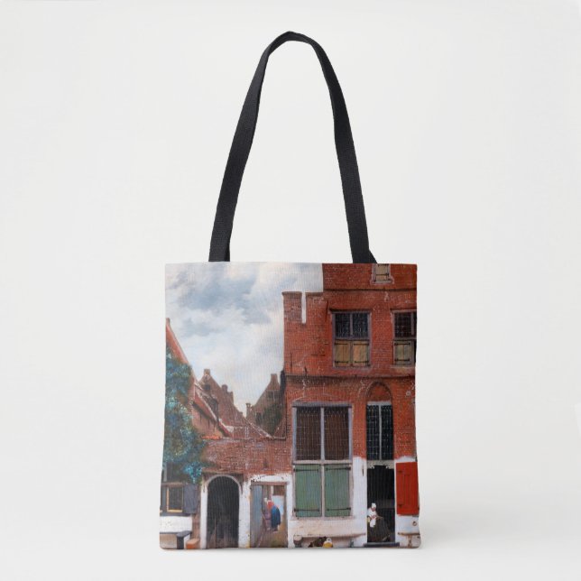 Dutch Alley, Johannes Vermeer Tote Bag (Front)