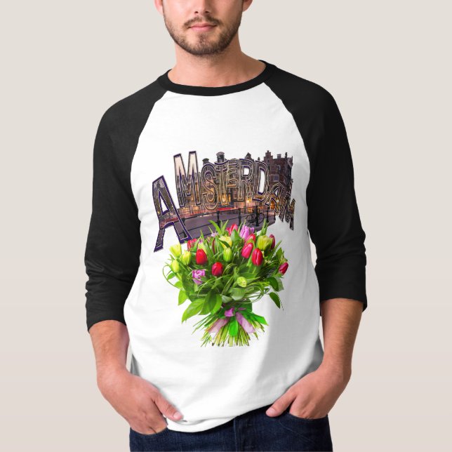 Dutch Amsterdam Souvenir T-Shirt (Front)
