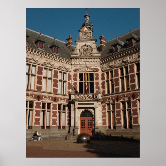 Dutch Architecture in Utrecht, Cool Photography Poster (Front)