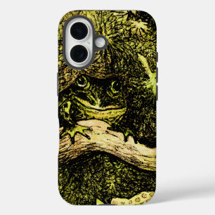 Dutch Art Nouveau Frog in Tree iPhone 16 Case