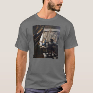 Dutch Artist Vermeer Painting Art of Painting T-Shirt