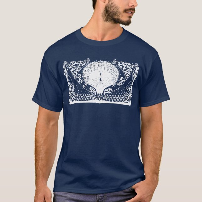 Dutch Arts & Crafts Peacocks T-Shirt (Front)