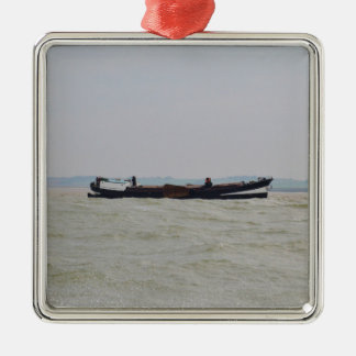 Dutch Barge Metal Tree Decoration