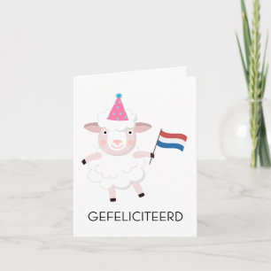Dutch Birthday Card – Gefeliciteerd