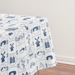 Dutch Blue Tradition Design Tablecloth