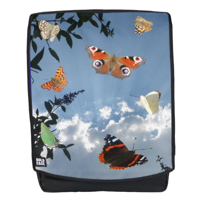 Dutch Butterflies Adult Backpack (Front)