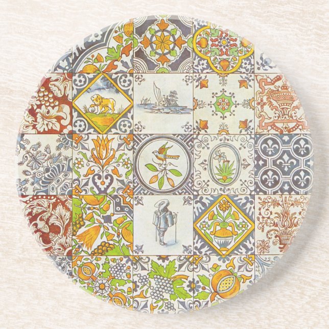 Dutch Ceramic Tiles Coaster (Front)