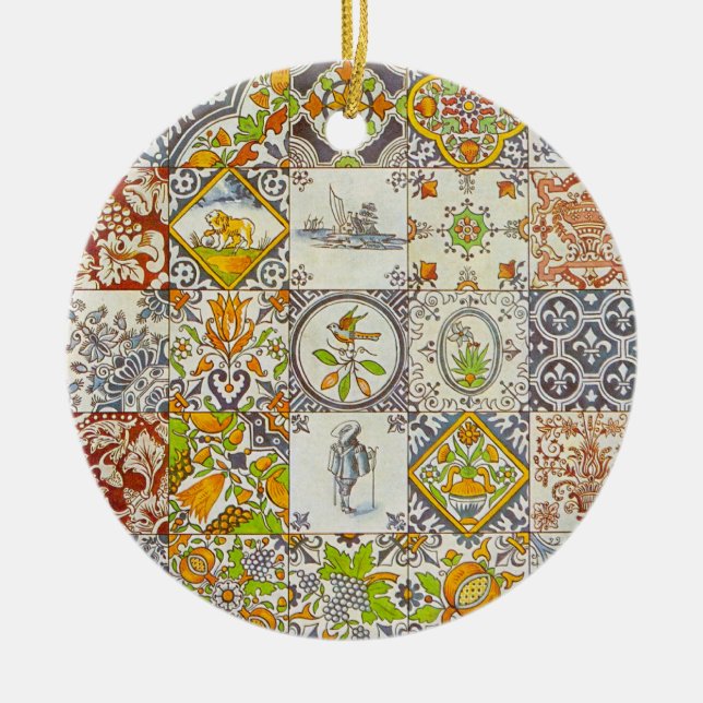 Dutch Ceramic Tiles Ornament (Front)