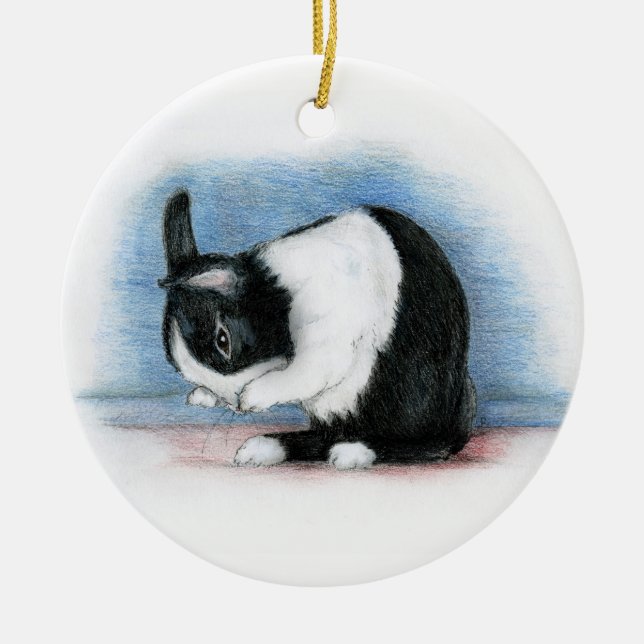 DUTCH CERAMIC TREE DECORATION (Front)