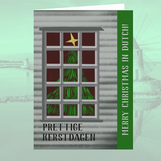 Dutch Christmas Tree Holiday Card (Creator Uploaded)