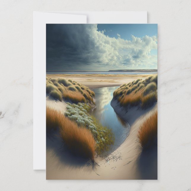 Dutch Coastal Dunes Card (Front)
