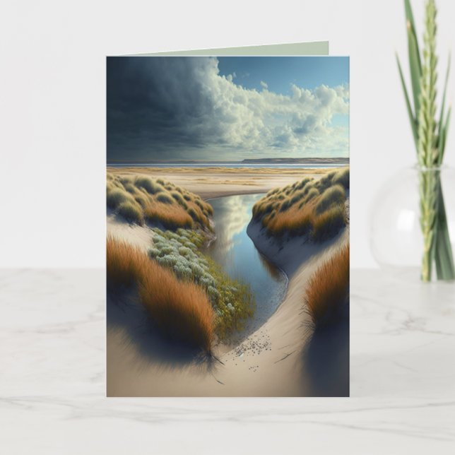 Dutch Coastal Dunes Card (Front)