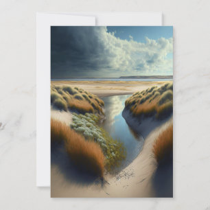 Dutch Coastal Dunes Invitation