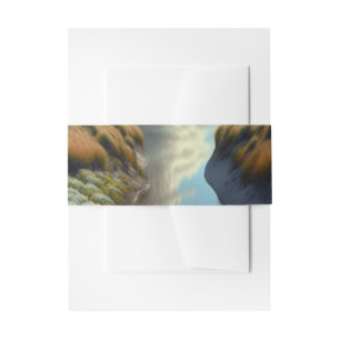 Dutch Coastal Dunes Invitation Belly Band