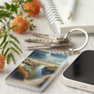 Dutch Coastal Dunes Key Ring