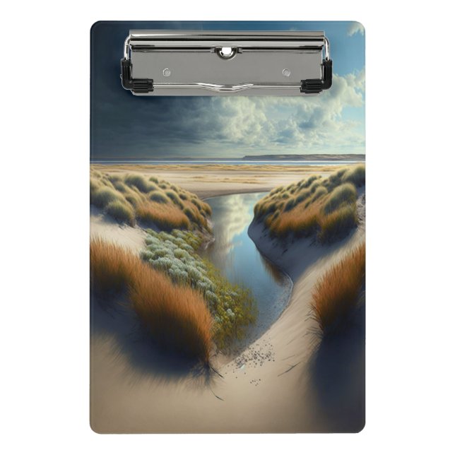 Dutch Coastal Dunes Mini Clipboard (Front)