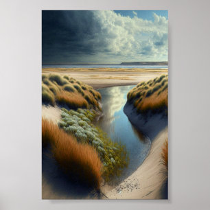 Dutch Coastal Dunes Poster