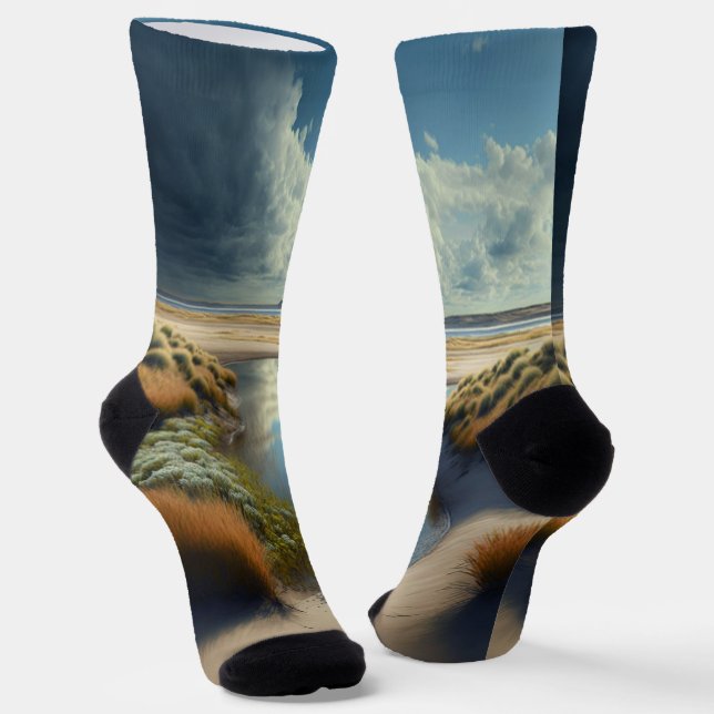 Dutch Coastal Dunes Socks (Angled)