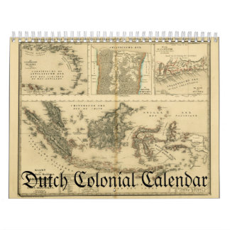 Dutch Colonial Maps Calendar