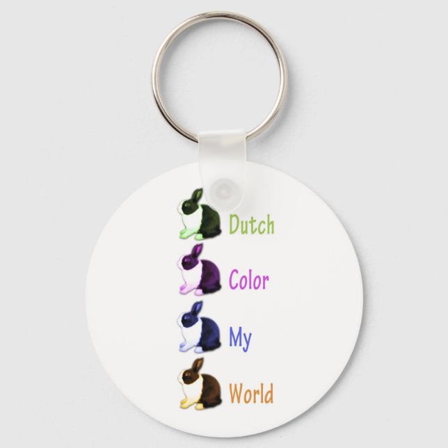 Dutch Colour My World Key Ring (Front)