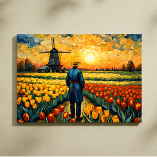 Dutch Farmer Canvas Print
