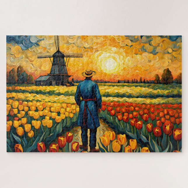 Dutch Farmer  Jigsaw Puzzle (Horizontal)