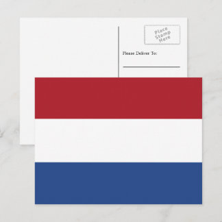 Dutch Flag, Flag of Netherlands Postcard