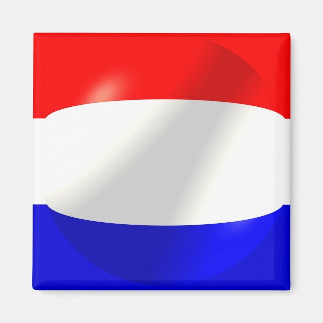 Dutch Flag Magnet (Front)