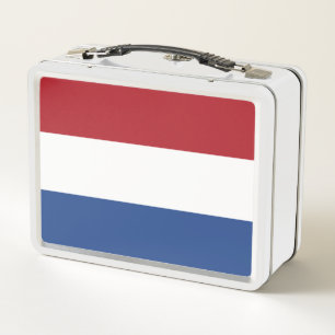 Dutch Flag Metal Lunch Box