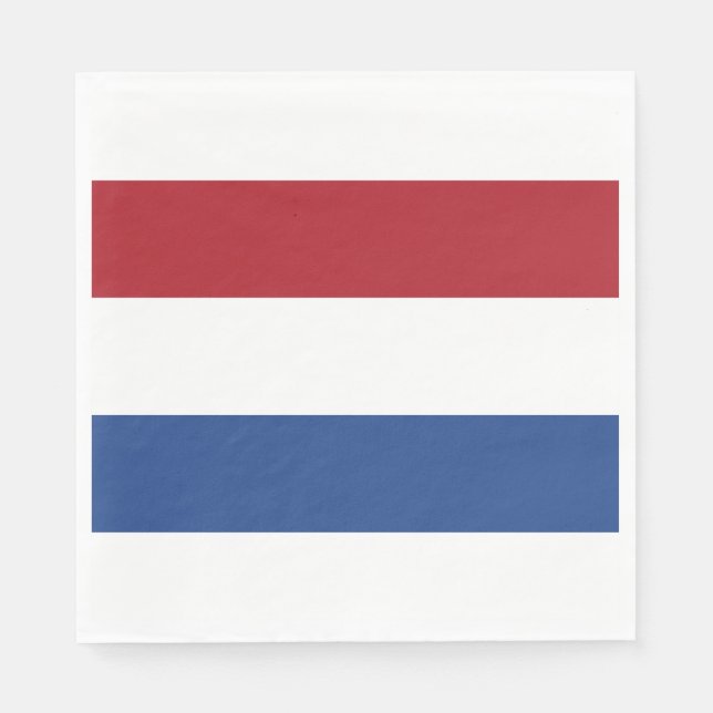 Dutch Flag Napkin (Front)