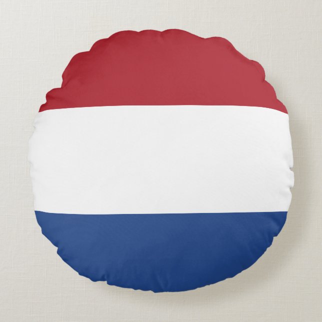 Dutch Flag Round Cushion (Front)