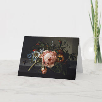 Dutch Flower Painting Still Life Fine Art Thank You Card