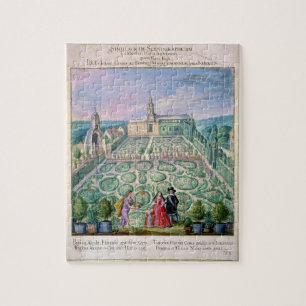 Dutch Garden, 1650 (w/c on paper) Jigsaw Puzzle