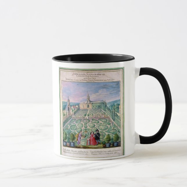 Dutch Garden, 1650 (w/c on paper) Mug (Right)