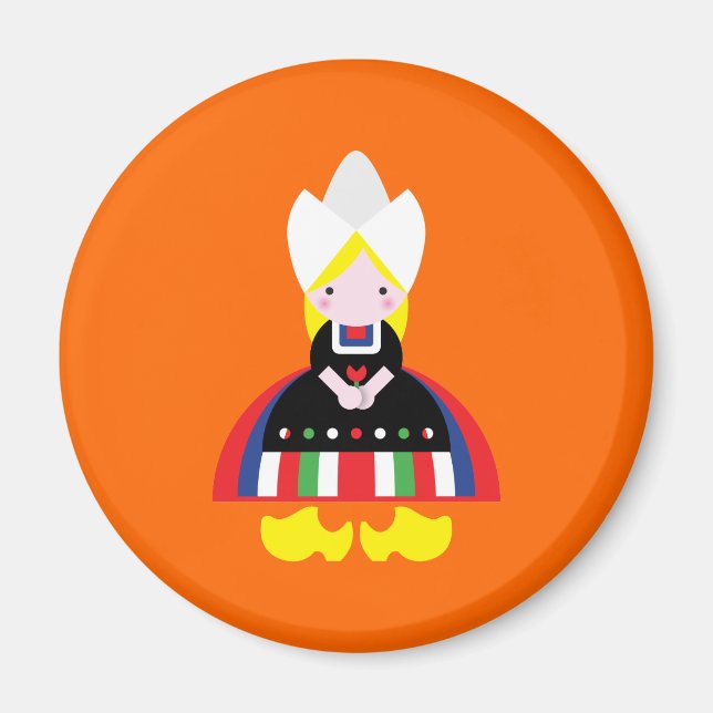 Dutch girl magnet (Front)