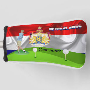 Dutch golfer golf head cover