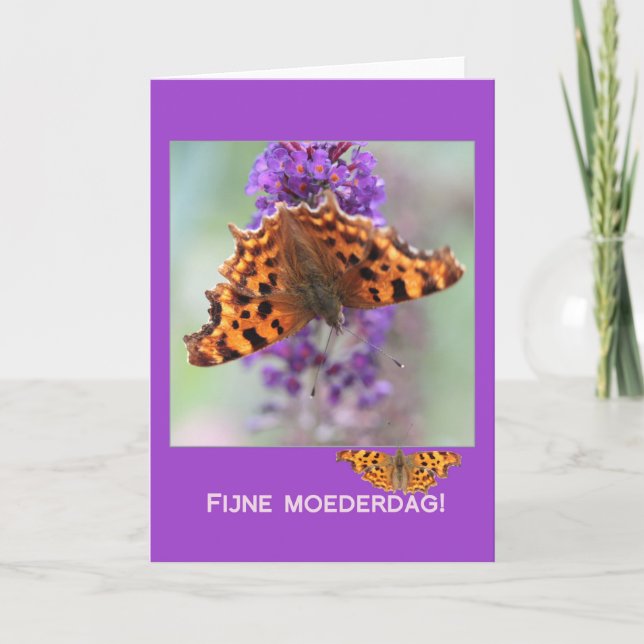 Dutch  Happy Mother's Day Card (Front)