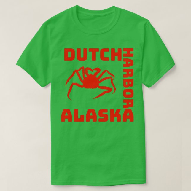 Dutch Harbor Alaska Crab Long Sleeve  T-Shirt (Design Front)