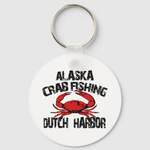 Dutch Harbour Alaska Crab Fishing Key Ring