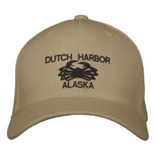 Dutch Harbour Alaska King Crab Embroidered Hat