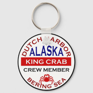 Dutch Harbour Alaskan King Crab Crew Member Key Ring