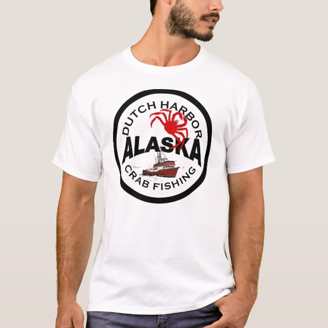 Dutch Harbour  Crab Fishing T-Shirt (Front)