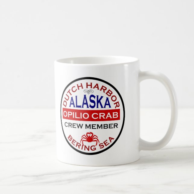 Dutch Harbour Opilio Crab Crew Member Coffee Mug (Right)